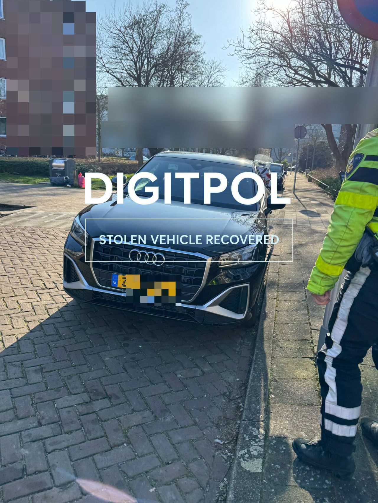 Stolen Audi Q3 Recovered by DIGITPOL Stolen Audi Q3 Recovered by DIGITPOL