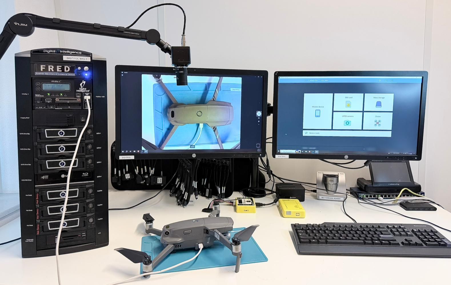 recover data from illegal drones